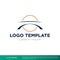 Bridge Swoosh Line Icon Vector Logo Template Illustration Design. Vector EPS 10.