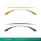 Bridge Swoosh Line Icon Vector Logo Template Illustration Design. Vector EPS 10.