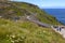 Bridge at Tintagel Castle in Cornwall, UK