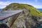 Bridge at Tintagel Castle in Cornwall, UK