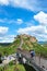 The bridge to Civita di Bagnoregio with tourists