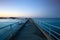 Bridge to Ferry to Ile de Batz , Roscoff, Brittany