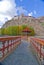 Bridge to Tibetan monastery