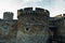 Bridge and towers of Singidunum or Kalemegdan fortress in Belgrade