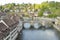 Bridge Untertorbrucke at Aare river in Bern, Switzerland