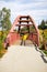 Bridge in Vasona Lake County Park, Los Gatos, San Francisco bay area, California