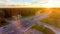 Bridge, viaduct, motorway view from above.n