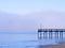 Bridge in Walvis Bay,Namibia, shortly after sunrise.