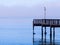 Bridge in Walvis Bay,Namibia, shortly after sunrise