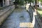 Bridge, waterfalls, river at the old town of Livadeia, Central Greece, Greece.