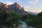 From the Bridge at Zion National Park - The Watchman