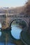 The bridges on the Lungotevere in Rome