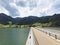 Bridges over artificial lake Sihlsee, Einsiedeln