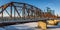 Bridges in Saskatoon, Saskatchewan, Canada.