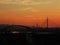 Bridges on the Sava river at sunset in Belgrade Serbia