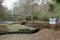 Bridges and walkways over the ravine at Ravine Gardens State Park in Palatka, Florida USA