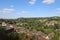Bridgnorth in Shropshire, UK looking to Low Town and the River Severn below