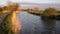 Bridgwater and Taunton Canal Somerset England UK peaceful waterway