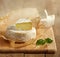 Brie and camembert cheese