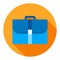 Briefcase Business Flat Icon Modern Style