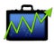 Briefcase Chart Gaining Profit