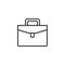 Briefcase outline icon