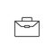 Briefcase outline icon