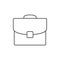 Briefcase outline icon