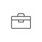 Briefcase, portfolio outline icon