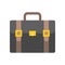 Briefcase vector icon, business and education concept