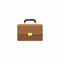 Briefcase White Background icon vector isolated