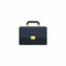 Briefcase White Background icon vector isolated