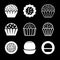 Brigadeiro icon vector. Brazilian sweet brigadier design illustration.