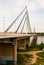 Brige of Liberty crossing the Dunabe river in Novi Sad, Vojvodina, Serbia