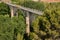 The brige over valley near the Montserrat Abbey