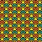 Bright abstract modern seamless stitching pattern