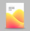 Bright abstract template for covers, flyers, banners, posters. Advertising brochure template.