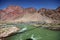 Bright Angel Bridge over Grand Canyon