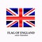 Bright background with flag of England. Happy England day background.