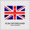 Bright background with flag of England. Happy England day background.