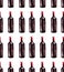 Bright beautiful abstract graphic lovely wonderful cute delicious tasty yummy summer bottles of red wine pattern