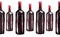 Bright beautiful abstract graphic lovely wonderful cute delicious tasty yummy summer bottles of red wine pattern watercolor
