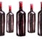 Bright beautiful abstract graphic lovely wonderful cute delicious tasty yummy summer bottles of red wine pattern watercolor