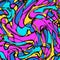 Bright beautiful graffiti grunge texture abstract background vector illustration