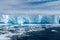 Bright Blue Iceberg in Antarctica