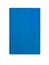 Bright blue plain hardcover book front cover upright vertical