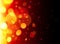 Bright bokeh effect fire abstract background