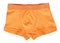 Bright boxer underwear, cotton pants. Isolated background