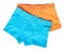 Bright boxer underwear, cotton pants. Isolated background