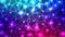 Bright Bubble background. Colorful Gradient backdrop. Glowing light particles. Blue pink and purple color